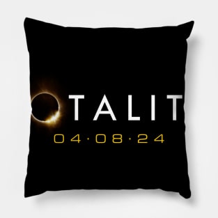 North American Total Solar Eclipse 2024 Totality 04.08.24 Pillow