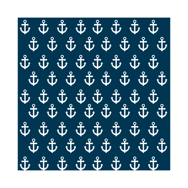 Nautical Blue Anchors by epiclovedesigns