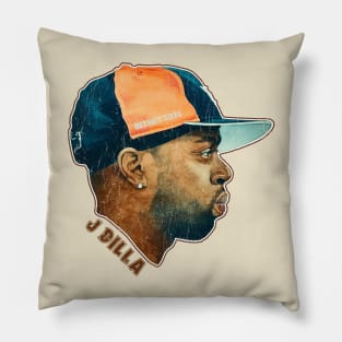 Retro Vintage J Dilla Pillow