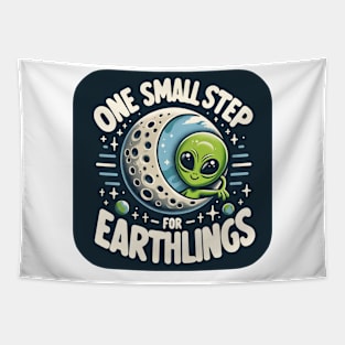 One Small Step for Earthlings Tapestry