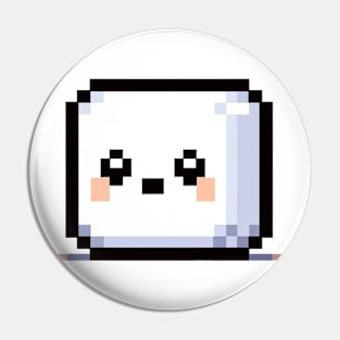 8Bit Marshmallow Pin