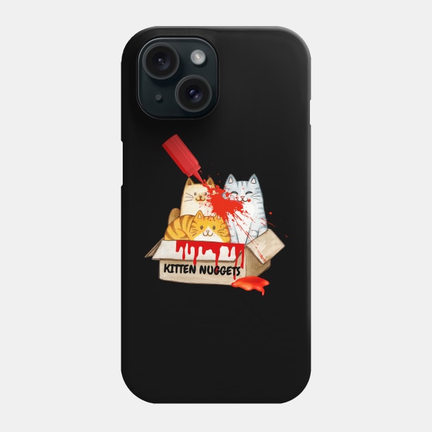 Kitten Nuggets T Shirt and Apparel Phone Case by Museflash