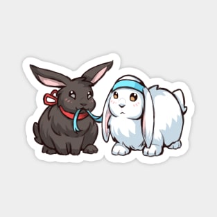 Wangxian bunnies Magnet