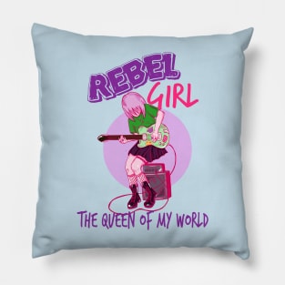 Rebel Girl Pillow