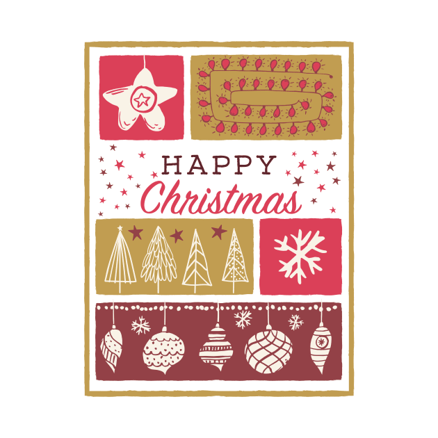 Fun Christmas Card Design by SWON Design