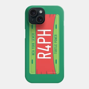 Raphael License Plate Phone Case