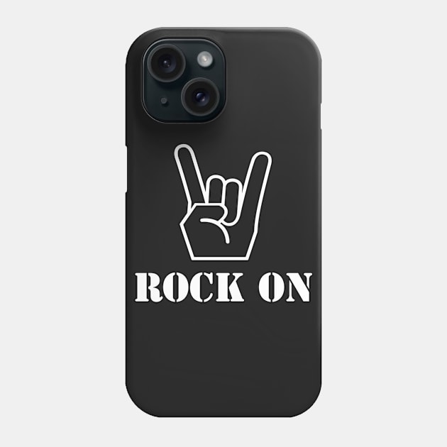 ROCK ON Phone Case by redhornet