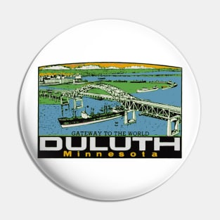 Vintage Style Duluth Decal Pin