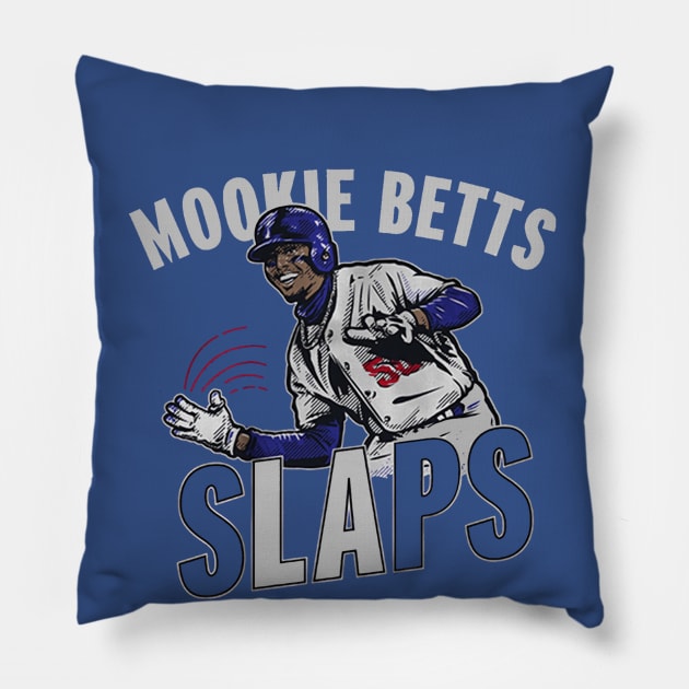 Mookie Betts Slaps Pillow by KraemerShop