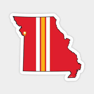 Kansas City Football Magnet