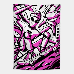 skate alien Tapestry