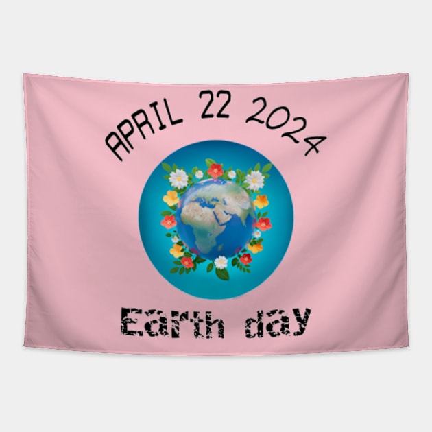 April 22 Earth Day. Tapestry by NOSTALGIA1'