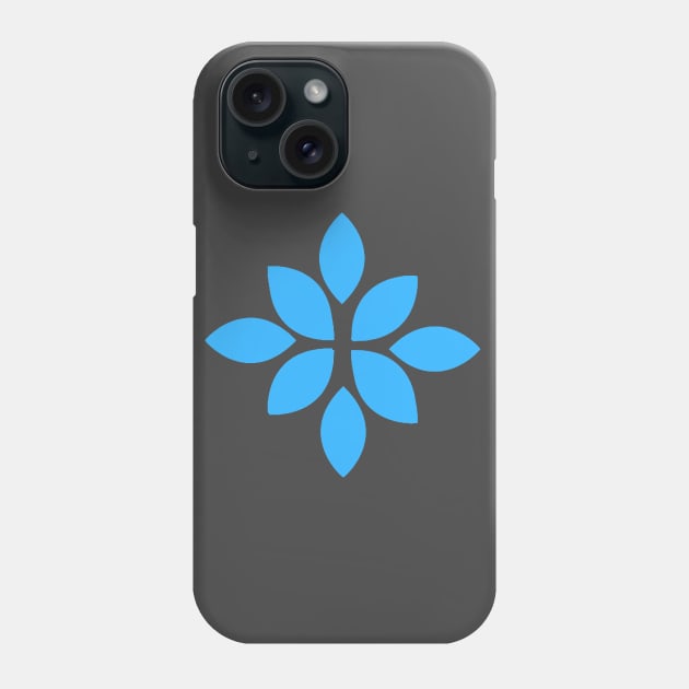Blue Flower Phone Case by sidepro885