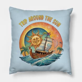 Trip Around The Sun Pillow