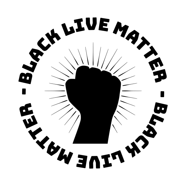 Black Live Matter T-shirt by aalfndi