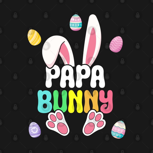 Easter Papa Cute Bunny Easter Family by Way Down South