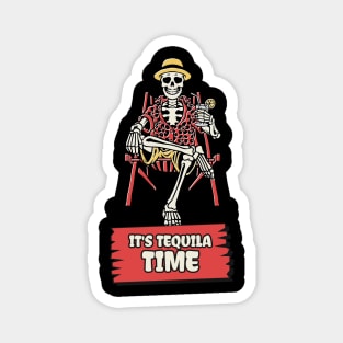 It's Tequila Time Cinco De Mayo Drinking Magnet