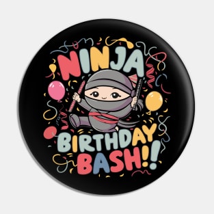 Cute Birthday Ninja Pin