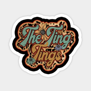 Personalized Flowers Tings Proud Name Vintage Beautiful The Ting Magnet