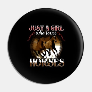 Just a girl who loves horses Pin