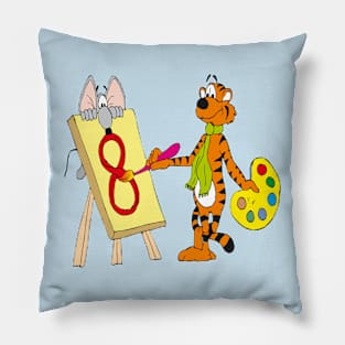 tiger paints Pillow