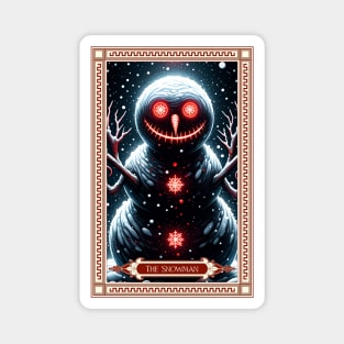 The Snowman Tarot Card Magnet