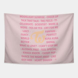 Design with TWICE songs Tapestry