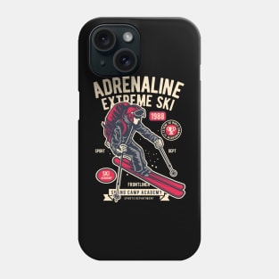 Adrenaline Extreme Ski - Skiing Camp Academy World Championship Phone Case