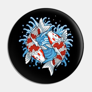 cool japanese koi fish Pin