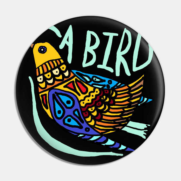 A gliding BIRD Pin by zzzozzo