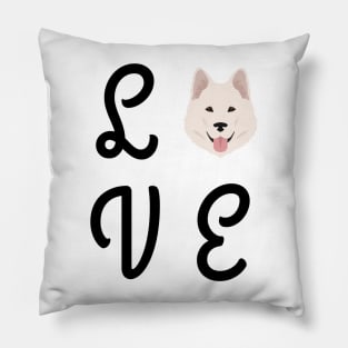 Malamute Siberian Husky Love Pillow