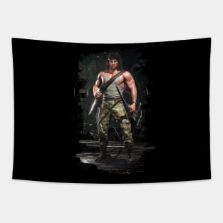 Mortal Kombat 11 Rambo Print - 57212112 Tapestry