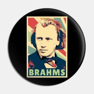 Johannes Brahms Vintage Colors Pin