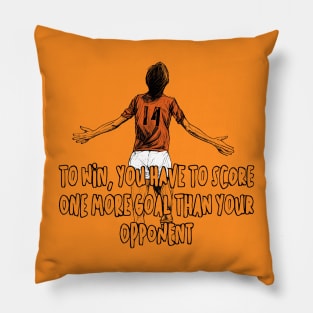 Johan Cruyff Simple Tactics Pillow