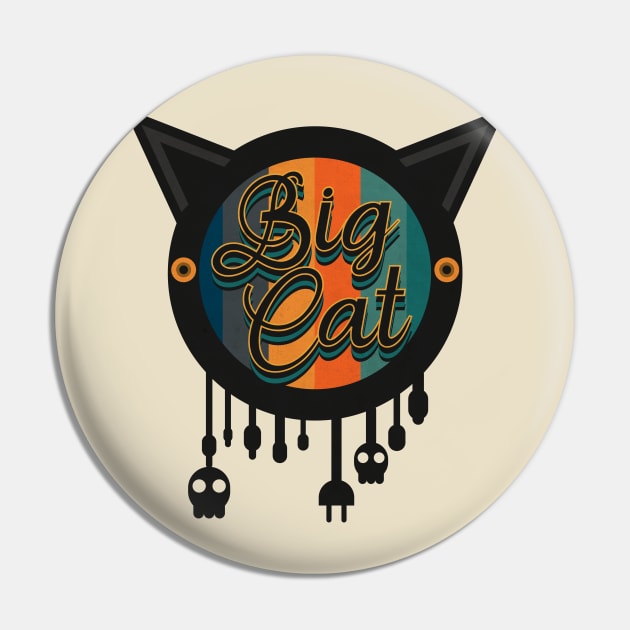 Big Cat Club Pin by CTShirts