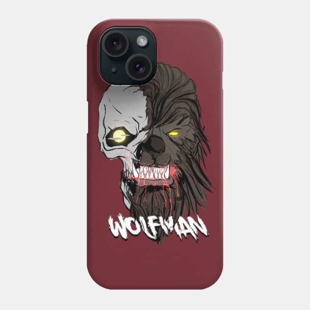 Wolfman Phone Case by kodyart101