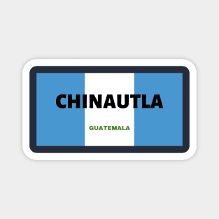 Chinautla City in Guatemala Flag Colors Magnet