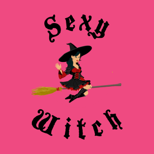 Halloween Sexy Witch T-Shirt