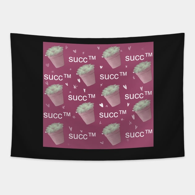 succ pattern - salty succulents!! Tapestry by indipindy16