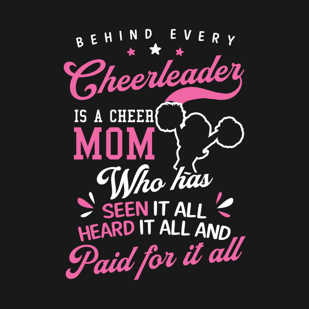 Cheer Competition Shirt | Cheer Mom Seen Heard It All by Gawkclothing