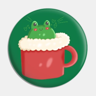 Frog Coffee Pin