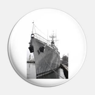 HMCS Haida Bow On Pin