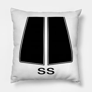 72 Chevelle SS Stripes (Black) Pillow