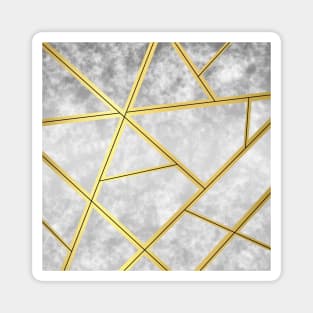 Silver/Gold Pattern Magnet