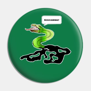 Snake (screaming) Pin