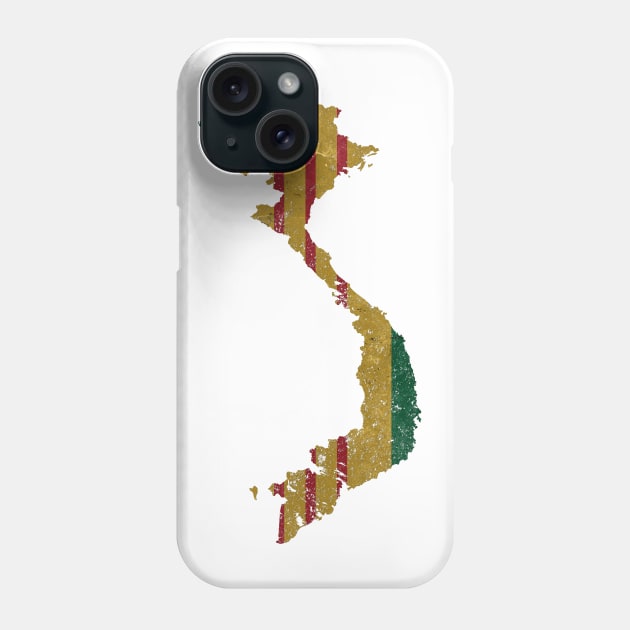 Viet Nam Campaign Ribbon Vietnam War Country Vintage Design Phone Case by DesignedForFlight