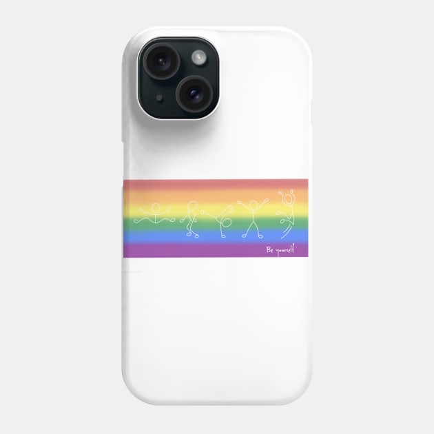 Be yourself Phone Case by pepques