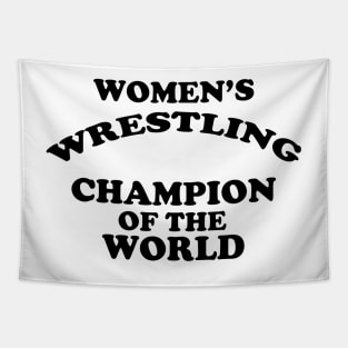 Women's Wrestling Champion of the World Tapestry