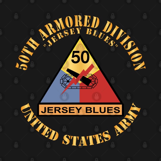 50th Armored Division - SSI - Jersey Blues - Jersey Blues - US Army X 300 by twix123844