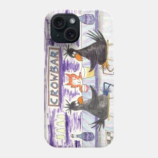 Crow Crowbar chess rook Phone Case